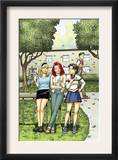 Spider-Man Loves Mary Jane Season 2 4 Cover: Mary Jane Watson, Stacy, Gwen, and Liz Allen Art by Terry Moore
