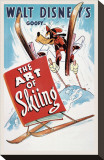 The Art of Skiing Reproduction transférée sur toile :