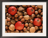 Apple, and Nut Harvest, Autumn Fruits Art by De Cuveland