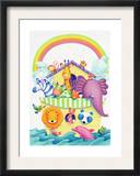 Cute Animals on Ark Print
