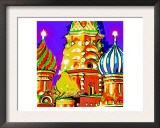 St Basils, Moscow Posters by  Tosh