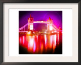 Tower Bridge Night, London Print by  Tosh