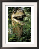 Model of Allosaurus Dinosaur at the National Zoo, Washington Dc Prints