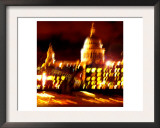 St Pauls Cathedral Night, London Posters by  Tosh