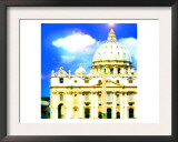 Basilica Di San Pietro, Rome Print by  Tosh