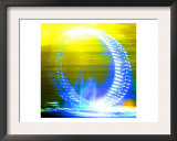 London Eye, London Print by  Tosh