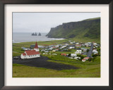 Town of Vik, South Coast of Iceland Prints by Inaki Relanzon