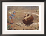 Silky And The Snail Prints by Eileen Soper