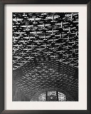 Model Airplanes on the Ceiling of Union Station, Chicago, 1943 Poster by Jack Delano