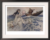 Urashima Prints by Warwick Goble