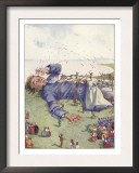 Illustration From Gulliver's Travels Of Lilliputians Attacking Print by Honor Appelton