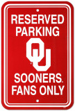 University of Oklahoma Parking Sign Wall Sign