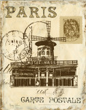 Paris Collage IV Art by Gregory Gorham