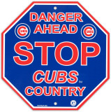 Chicago Cubs Stop Sign Wall Sign