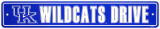 University of Kentucky Street Sign Wall Sign
