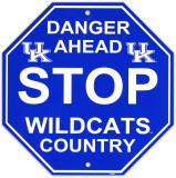 University of Kentucky Stop Sign Wall Sign