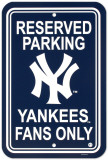 New York Yankees Parking Sign Wall Sign