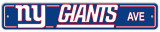New York Giants Street Sign Wall Sign