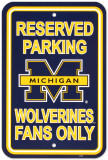 University of Michigan Parking Sign Wall Sign