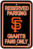 San Francisco Giants Parking Sign Wall Sign