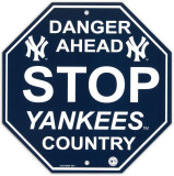 New York Yankees Stop Sign Wall Sign
