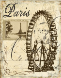 Paris Collage III Prints by Gregory Gorham