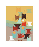 Hour Glasses Lámina giclée por Jenn Ski Hour Glasses Lámina giclée por Jenn Ski