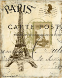 Paris Collage I Plakater af Gregory Gorham