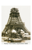 Tour Eiffel September 1888 Yellow Screen Prints