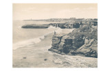 The Cliffs Near Santa Cruz 1915 Print