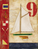 Model Yacht Collage I Posters par Paul Brent