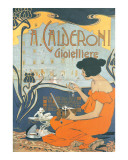 Calderoni Gioielliere 1898 Prints by Adolfo Hohenstein