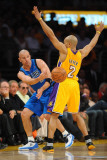 Dallas Mavericks v Los Angeles Lakers - Game One, Los Angeles, CA - MAY 2: Jason Kidd and Derek Fis Photographic Print by Noah Graham