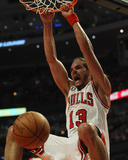 Atlanta Hawks v Chicago Bulls - Game One, Chicago, IL - MAY 02: Joakim Noah Photographic Print by Jonathan Daniel