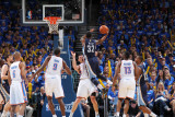 Memphis Grizzlies v Oklahoma City Thunder - Game Two, Oklahoma City, OK - MAY 3: O.J. Mayo, Nick Co Photographic Print by Joe Murphy