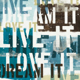 Live the Dream I Reprodukcje autor Mo Mullan