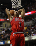 Chicago Bulls v Indiana Pacers - Game Four, Indianapolis, IN - APRIL 23: Derrick Rose Photographic Print by Jonathan Daniel