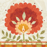 Ikat Bloom II Posters by Sue Schlabach