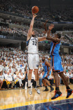 Oklahoma City Thunder v Memphis Grizzlies - Game Four, Memphis, TN - MAY 9: Marc Gasol and Serge Ib Photographic Print by Joe Murphy
