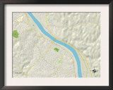 Political Map of Ashland, KY Print