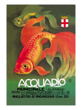 Acuario Pósters por Leopoldo Metlicovitz