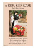 A Red Rose Pósters