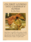 On First Looking Into Chapman's Homer Posters