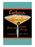 Embers Restaurant Cocktail Lounge Posters
