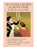 My Candle Burn at Both Ends Posters