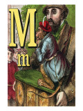 M For the Monkey, a Comical Thing Posters by Edmund Evans