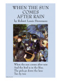 When the Sun Comes After the Rain Prints
