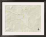 Political Map of Beaver Dam, KY Prints