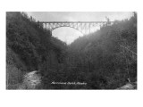 Alaska - View of Hurricane Gulch Bridge Posters