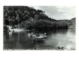 Kentucky - Cumberland Falls State Park; Cumberland River Car Ferry Print